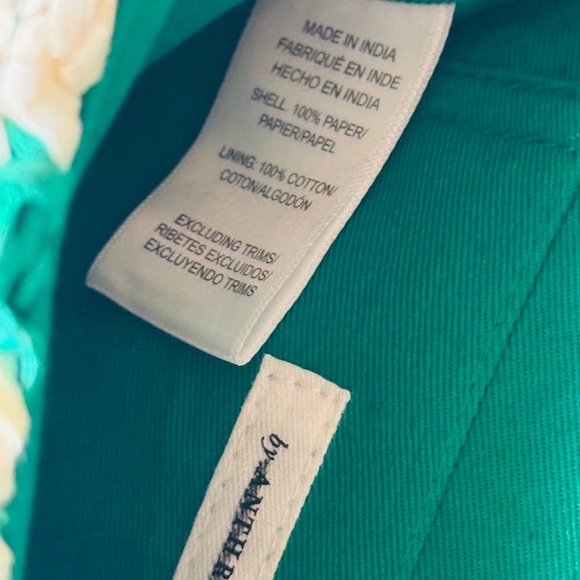 NWOT Anthropologie Stripe Raffia Shoulder Bag - Picture 7 of 9